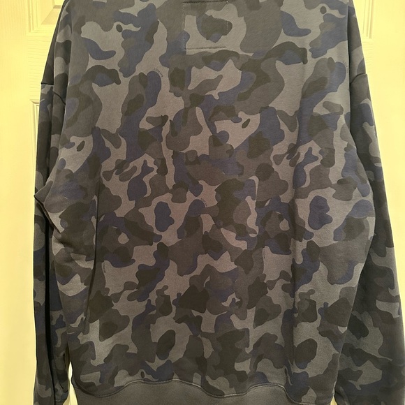G-Star Blue and Gray camo Crewneck Sweatshirt size large - Picture 2 of 7
